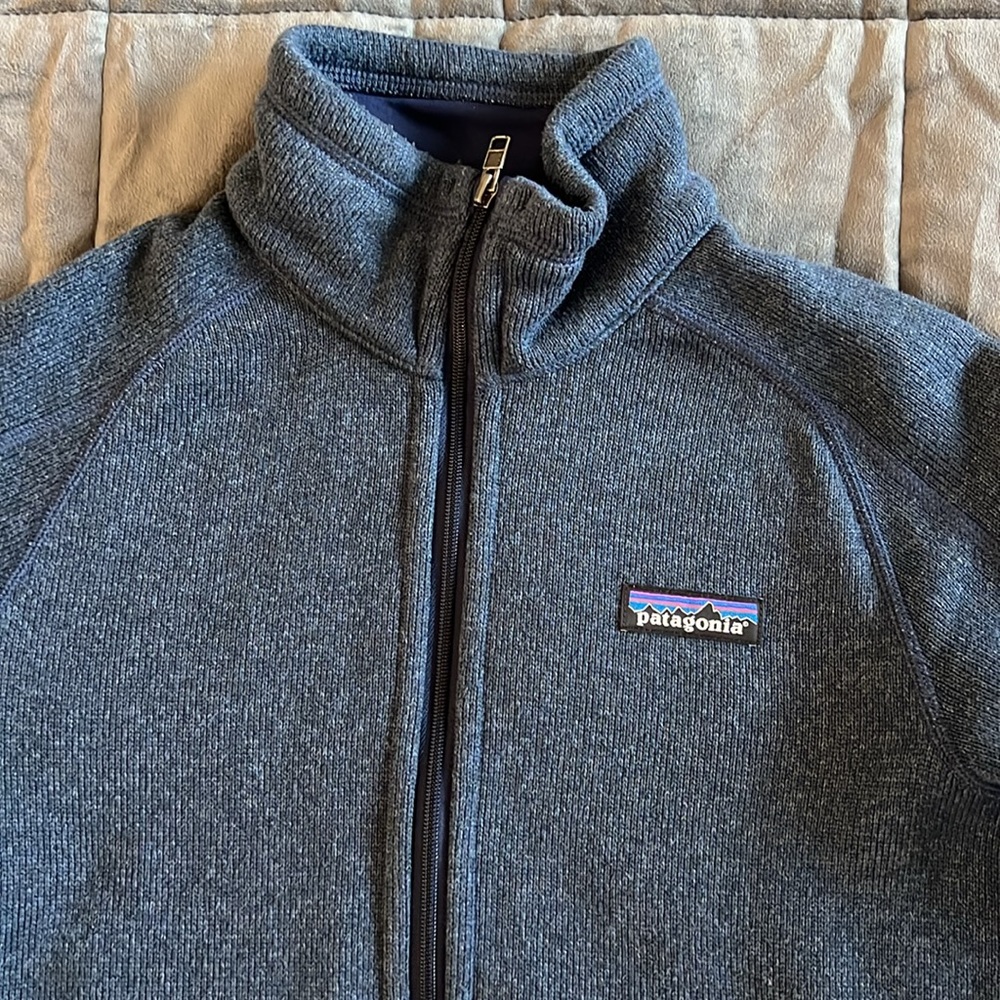 Patagonia Women’s Better Sweater Jacket Full Zip Navy XS - Picture 2 of 7